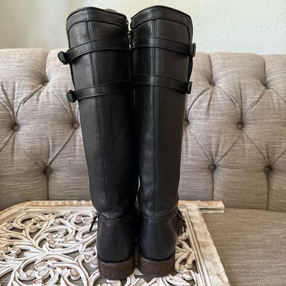 Corral Black Leather Tall Boots Women’s 8.5 - Picture 7 of 10